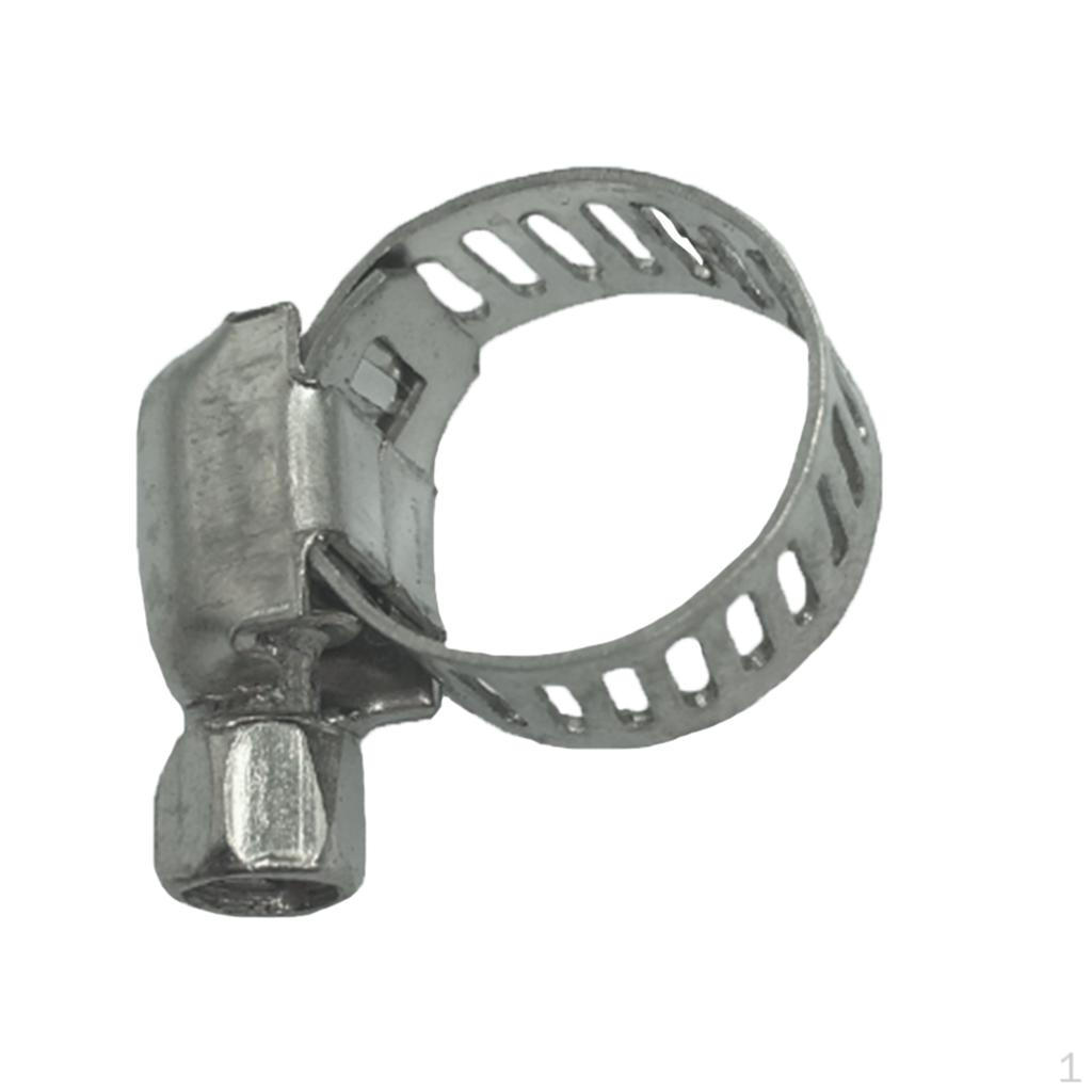 Hose Clamp Adjust Fuel Line Worm Gear clip and Fasterner