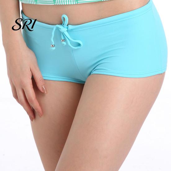 Costume da Bagno da Donna Pantaloncini da Spiaggia Bikini da Donna, Pantaloncini da Nuoto Altamente Delicati sulla Pelle Elastici Asciugatura Rapida con Regolabile