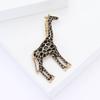 Fashion Cartoon Alloy Enamel Giraffe Brooch Exquisite Versatile Women'S Clothing Corsage Ornament Pin