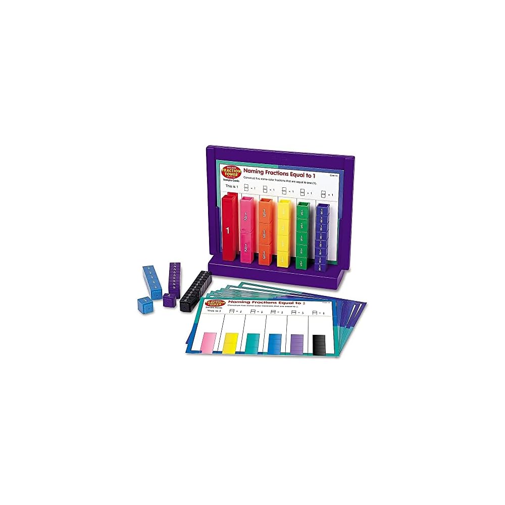 Learning Resources Fraction Tower Activity Set Educational Math Tool LER2075