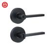 High Quality Three-Pole Apartment Door Locks Matte Black Solid Lever Lock Key Door Handles Easy Installation OEM ODM