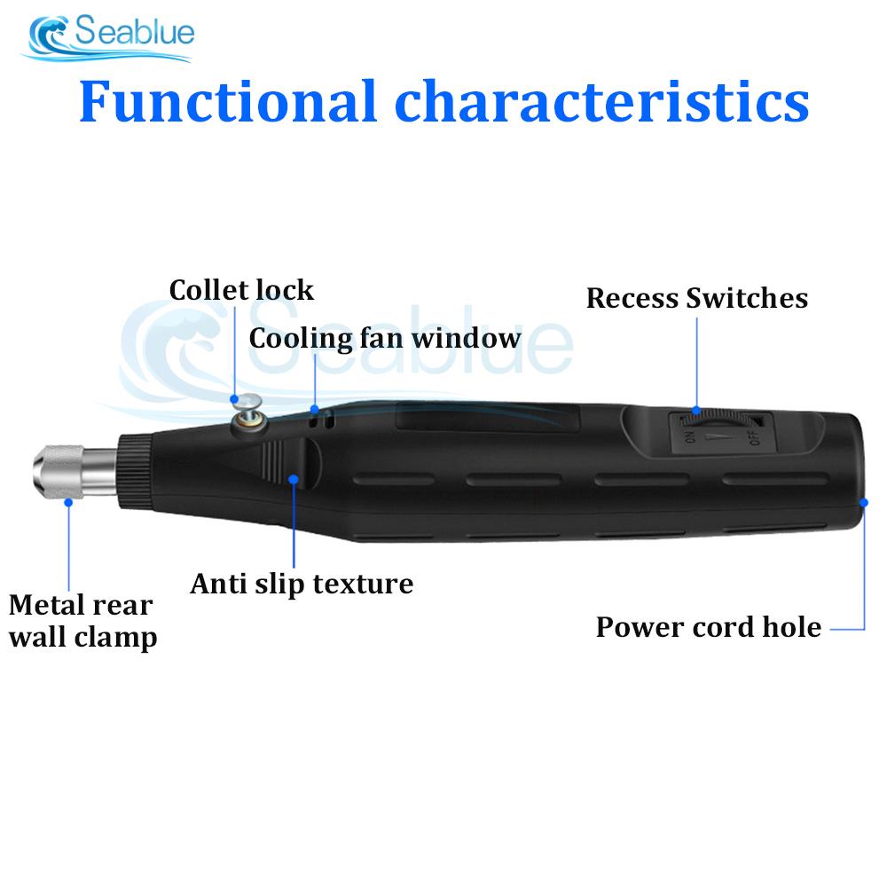 27 In 1 12V 18000r/min Mini Drill Electric Carving Pen Variable Speed Rotary Tools Kit Engraver for Grinding Polishing