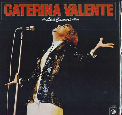 LP Skiva CATERINA VALENTE Live Konsertalbum UXP698Y PYE 1975 Japan Pop Begagnad