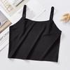 Atmungsaktives Sommer-Bustier für Mädchen aus Eis seide, nahtlos, mit Spaghettiträgern und Anti-Exposure-Bandeau