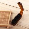 Hairdressing Massage Comb Compact Foldable Comb Hair Styling Tool Bristle Comb Bristle Hair Brush