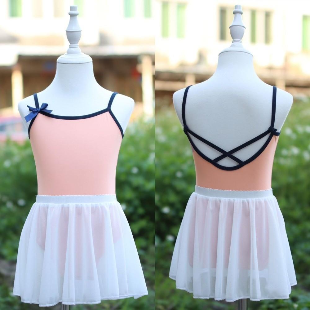 Butterfly Bow Gymnastics Tutu Skirts Sleeveless Ballet Leotard Girl Ballet Tutu Dress  Examination