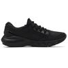 Under Armour Charged Vantage Knit Lightweight Comfortable Fabric Synthetic Leather Low Top Training Running Shoes Women sneaker Black 3024700-001