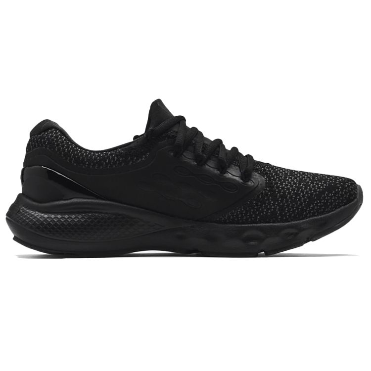 Under Armour Charged Vantage Knit Lightweight Comfortable Fabric Synthetic Leather Low Top Training Running Shoes Women sneaker Black 3024700-001
