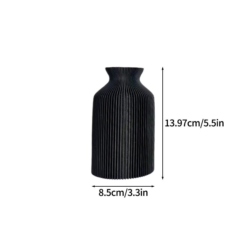 3d Printed Vase Modern Style Vase Flower Vase with Swirl Pattern Aesthetic Floral Display Vase for Living Room Desktop Decor