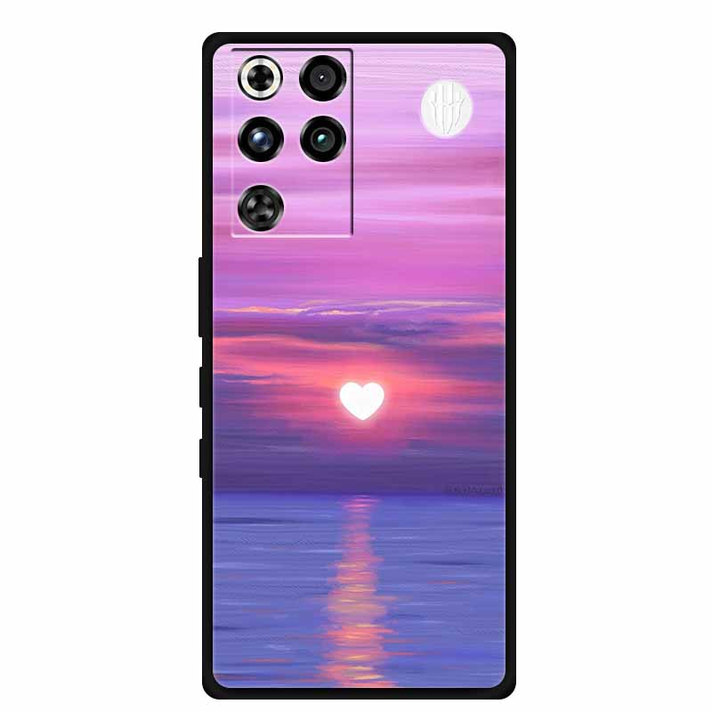 Phone Case For ZTE Nubia RedMagic 11 Pro 5G Back Cover Case Black Silicone TPU Soft Coque For Nubia RedMagic 11Pro Funda Capas