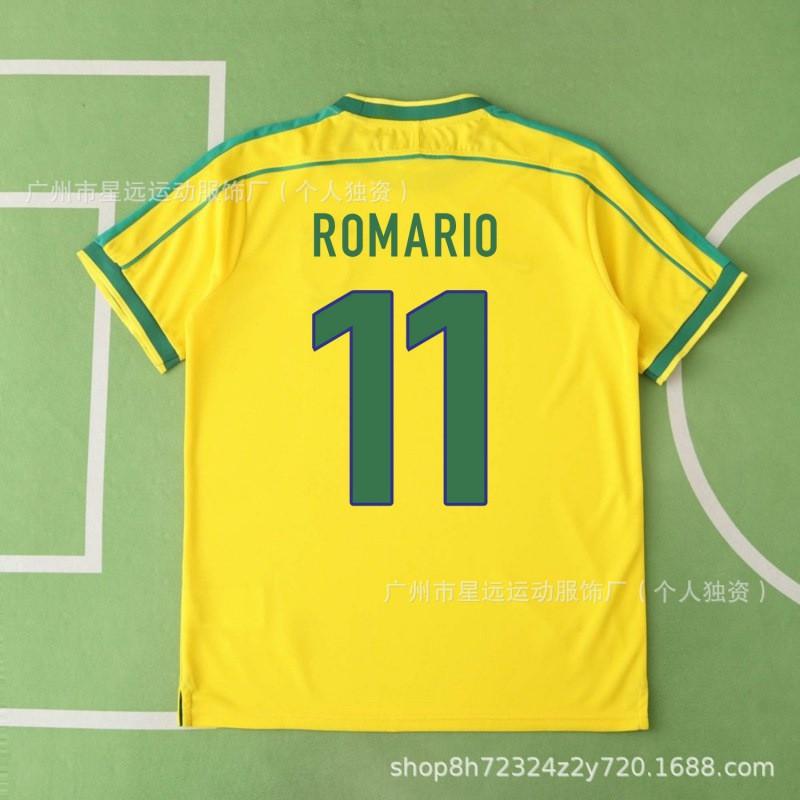 Brazil Retro Football Jersey Short Long Sleeve National Team World Cup Vintage Soccer Shirt