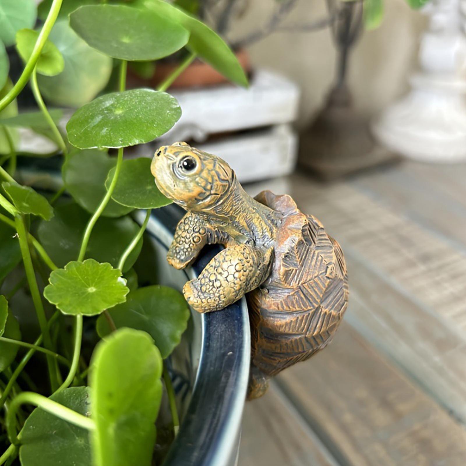 

Turtle Fishing Fish Tank Aquarium Decoration Pendant Creative Fish Pool Courtyard Decoration One Size білий