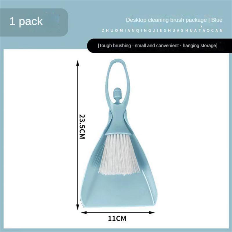 

Миниатюрная удобная настольная клавиатура, совок для уборки, щетка для уборки, угловая метла, набор с ручкой, инструмент для уборки дома