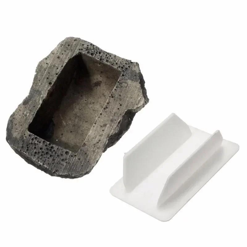 Creative Shape Crafts Fake Stone Key Safe Box Garden Hidden Hide in Stone Security Safe Storage Rock Mini Safes Box Mni Locker