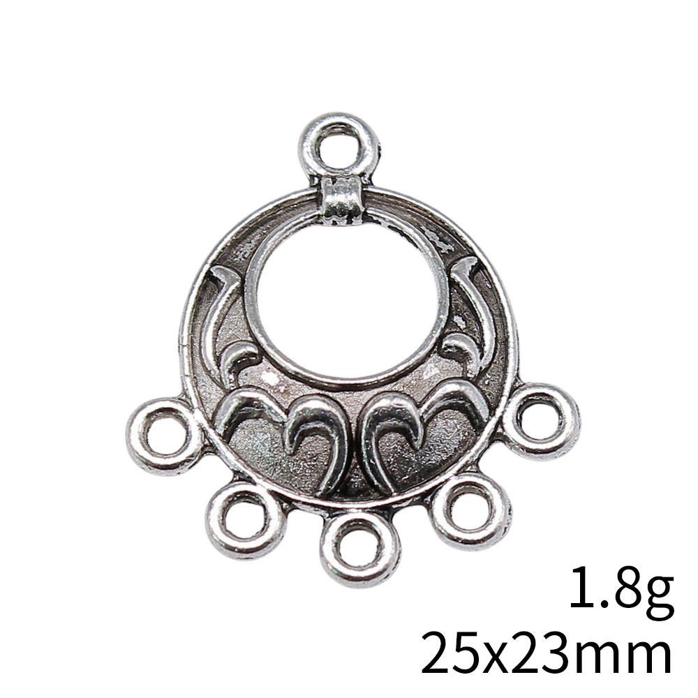Graduation Accessories Women Round Multi-Hole Earring Connector Accessories Parts Clearance Sale Items Accessories For Girls