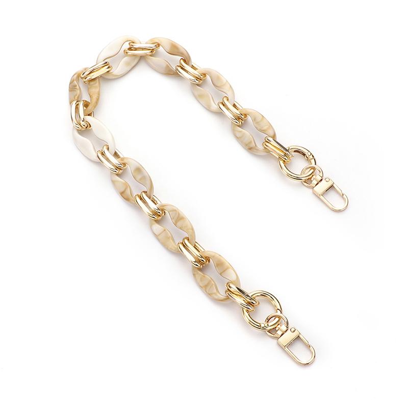 New Acrylic Bag Chain Bag Strap Removable Bag Accessories Women'S Chain Of Bags Purse Chain Fishbone Chain