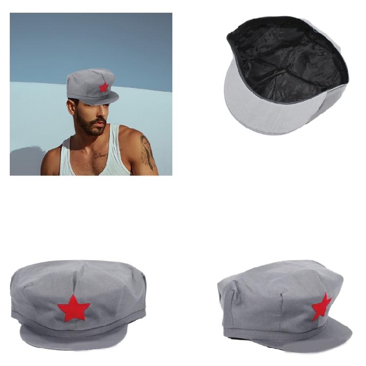 Chinese Army Hat Vintage Army Hat Featuring Distinctive Five Pointed Star Badge