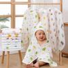 Cute Hooded Cape Towels Rabbit Sleepwear Bathrobe Cloak Cartoon Blanket Wrap  Baby