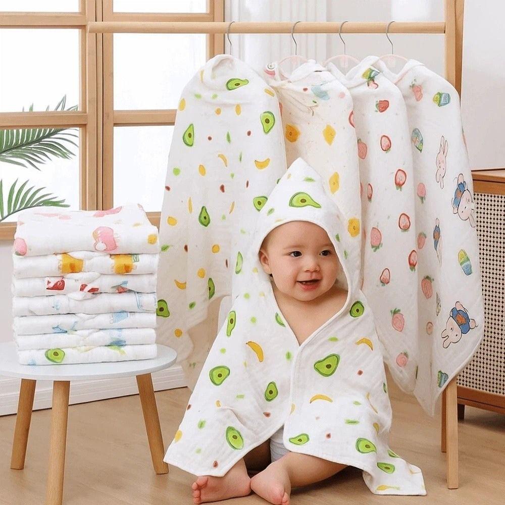 Cute Hooded Cape Towels Rabbit Sleepwear Bathrobe Cloak Cartoon Blanket Wrap  Baby