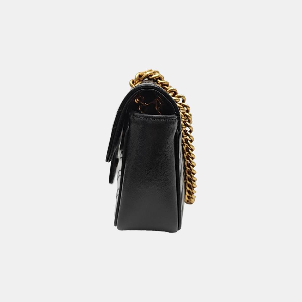 [Pre-Owned] Gucci GG Marmont Matelassé Mini Bag 'Black' - Excellent #1B5YDKZ