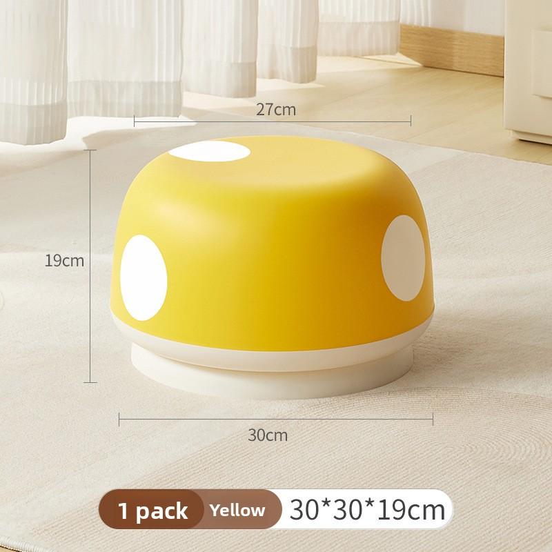 Little Mushroom Children's Stool - Adult Low Stool - Shoe Stool - Home Living Room - Cartoon Bathroom Stool - Toilet Stool