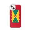 Phone Case – Grenada Flag – Compatible iPhone 13 – Soft Case – Resistant and Shockproof - Silicone - Pixelforma