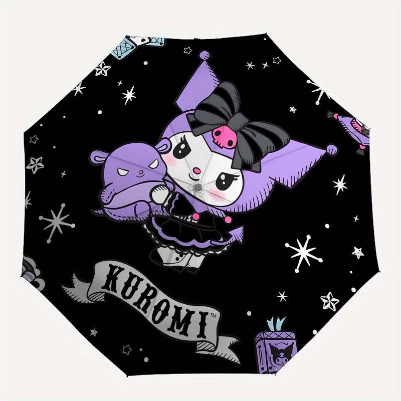 1pc Kuromi Cute Halloween Illustration Umbrella with Plastic Handle,Suitable for All Seasons Home Travel Outdoor UmbrellaSanlio130