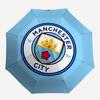 Manchester City, Parasol Automatyczny z Godłem, 8-żebrowa Konstrukcja, Przenośny Parasol, Odpowiedni dla Mężczyzn i Kobiet na Wszystkie Pory Roku, Idealny