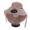Sun Energy Rechargeable Farmer Hat With Builtin Fan For Outdoor Sun Protection And Cooling