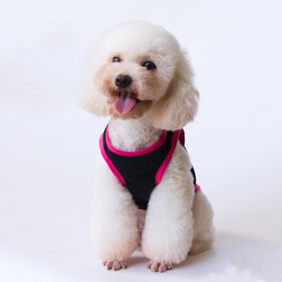 Puppy Clothes Round Neck Letter Printed Fashion Outfit Pet Vest Dog Sleeveless Clothes Cat Costume