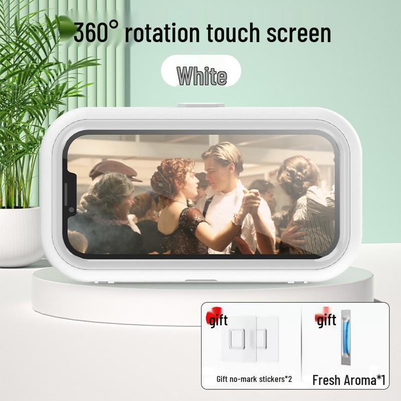 Waterproof Rotating Phone Case for Bathroom and Shower