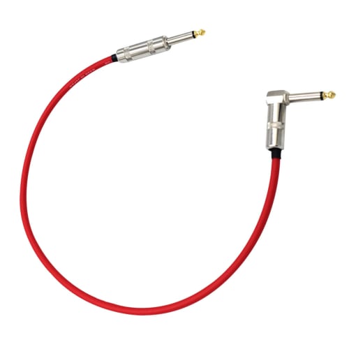 KM sound CANARE GS-6 Red Patch Cable with L-S Plug, Made in Japan (L-S 50cm)