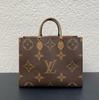 [Second-Hand] Onthego GM 'Pânză Monogram Maro/Pânză Monogram Inversă Maro' - Foarte Bună #FY74OP
