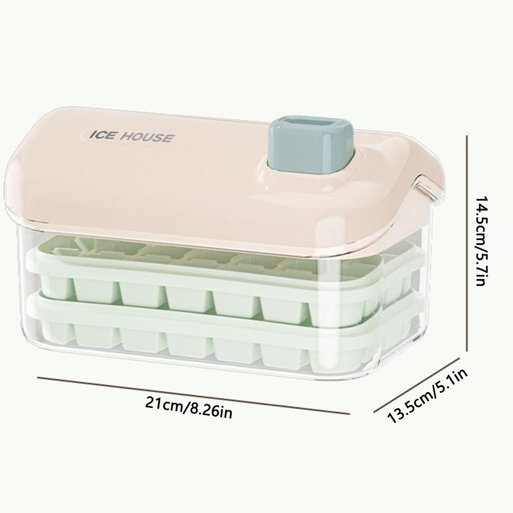 DIY Snow House Ice Cube Tray Large Capacity Silicone Ice Cube Mold for Home Kitchen Bar Party Cooling Drinks