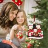 Weihnachtsanhänger 2020 Quarantäne Familie Weihnachtsbaum Hängedekoration