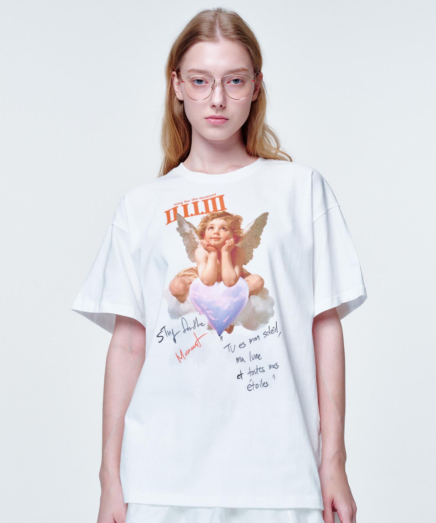 2113 Studio Loose Fit T-Shirt Cupid Cloud White
