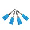 4pcs 0.5mm,0.75mm,1mm,1.5mm Ball Nose Carbide End Mill Set CNC Cutter Router Bits 2 Flute Spiral Milling Tool (4, 2F)