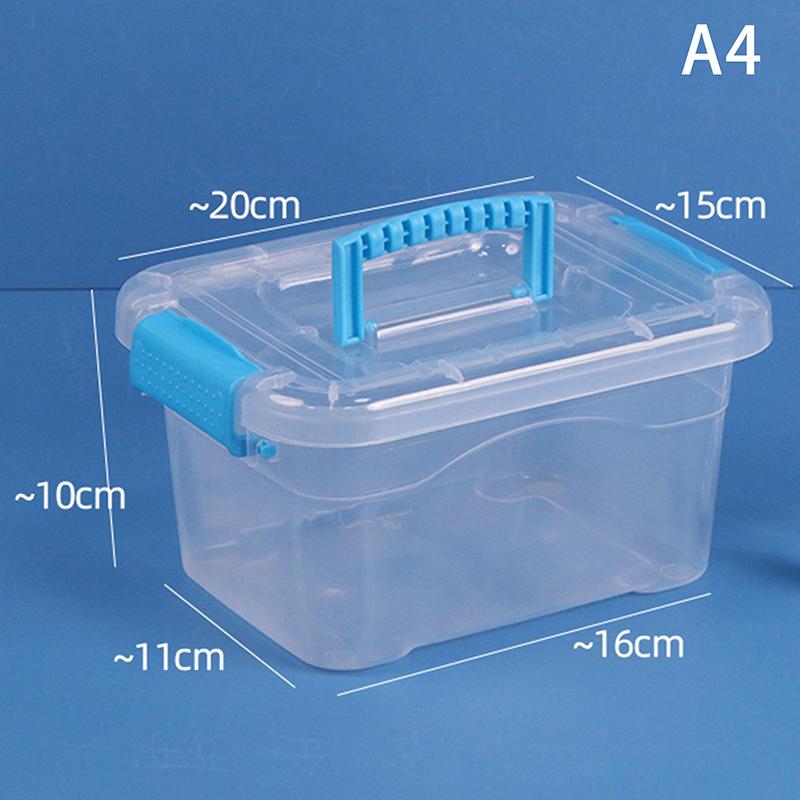 Pp Plastic Storage Box With Lid Portable Kids Toys Student Stationery Jewelry Storage Case Container Cosmetics Sorting Box