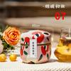 Portable Tea Box Universal Tea Storage Sealed Container Retro Pattern Printed Metal Jars Kitchen Organizer Cans Tins Candy Box 1pc
