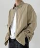 ORIGINALDAY Vintage Oversized Pigment Washed Shirt D.Beige