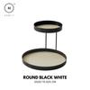 Homlly Lako Double Tier Desk Display Storage Tray Rack