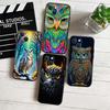 RE16 Cartoon Art Owl New High-End Shell Phone Case for Xiaomi Poco C40 C50 C51 C55 C65 C71 C75 F3 F5 F6 F7 M2 M3 Pro Ultra