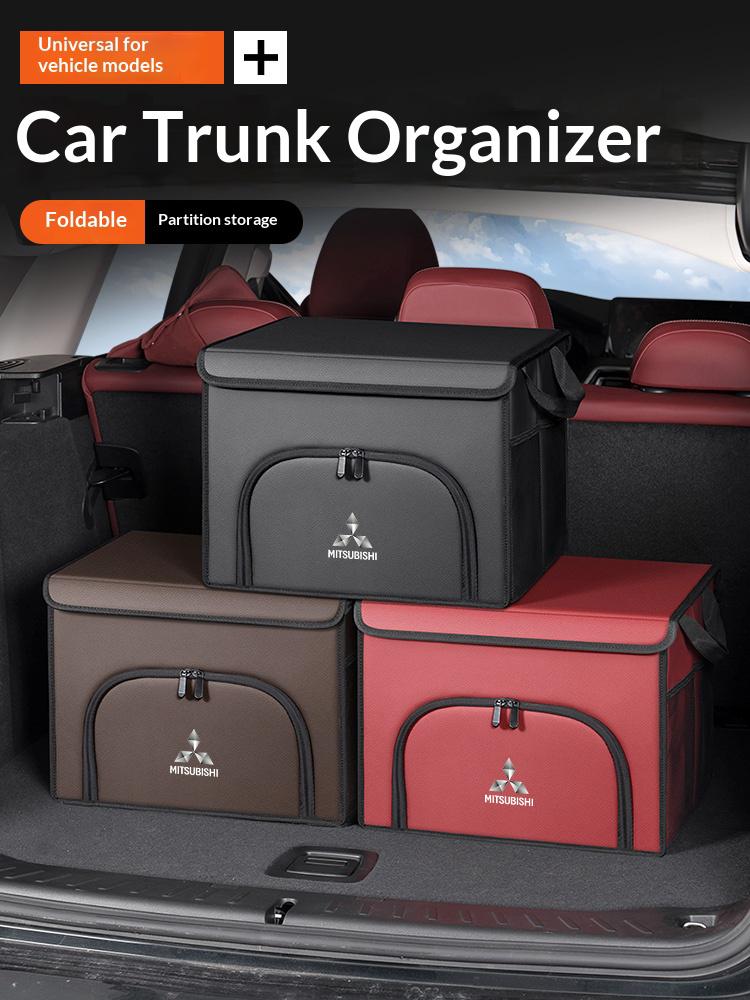 rvcr3 Car trunk Foldable storage box shoe storage organizing box For Mitsubishi Outlander Evolution X Pajero ASX Triton Colt Lancer EX