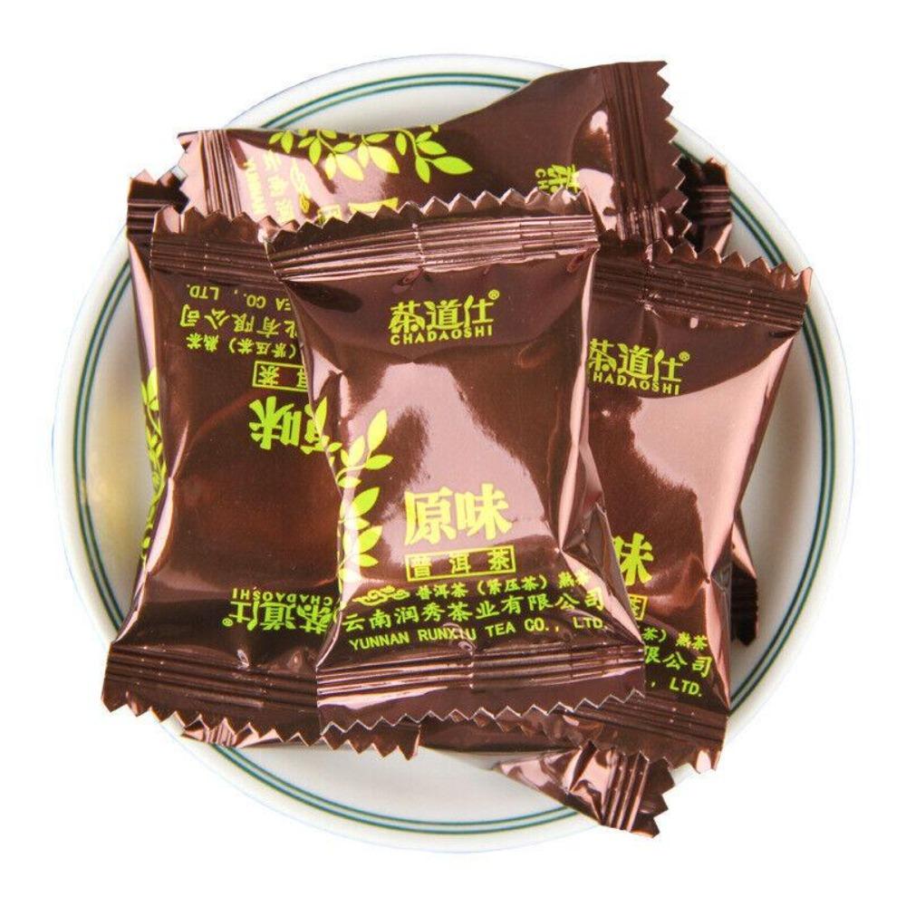 Torta di Tè Fritto Pu Erh Premium 500g Involucro Originale Caramella