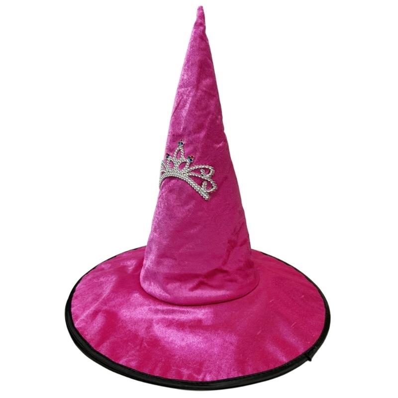 1Pc Halloween Wizard Hat Funny Witch Hat Witch Caps Wizard Costume Accessories for Carnivals Masquerade Party Cosplay