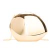 Metallic Acrylic Goose Egg Shape Bag Luxury Clutch Purse Mini Women's Wallet Shoulder Shell Chain Bag Party Crossbody Handbag
