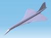ICM 1/144 Soviet Tupolev Tu-144 Supersonic Passenger Aircraft Plastic Model Kit 14401