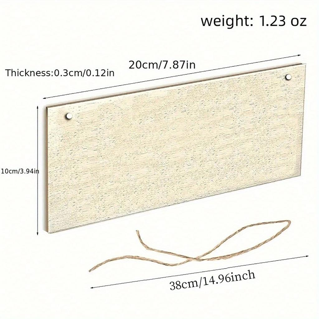 1pc Bathroom Beach Shell Wooden Listing Bathroom Rules Women's Shop Decor Girl Personality Decor Wall Listing Holiday Decor Supplies