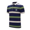 STORN New Summer Men Classic Striped Polo Mens Cotton Short-Sleeved Embroidered Business Casual Hot Polo Shirt