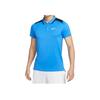 Nike Court Advantage Dri-Fit Paneled Collar Short Sleeve Polo Men Tops Blue FD5318-435